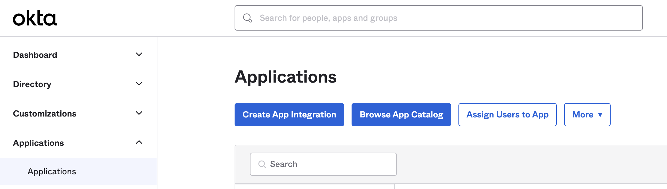 Okta Applications